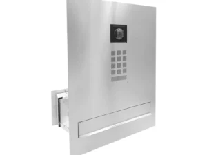Duża skrzynka na listy z wideodomofonem i klawiaturą mechaniczną SDVM X