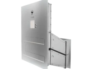 Podwójna duża skrzynka na listy z wideodomofonem i czytnikiem RFID SDVM DUO 2SZ 2P