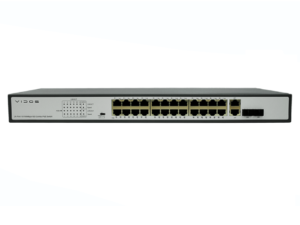 VIDOS PS242/370 switch PoE 24-portowy 370 W CCTV 250 m